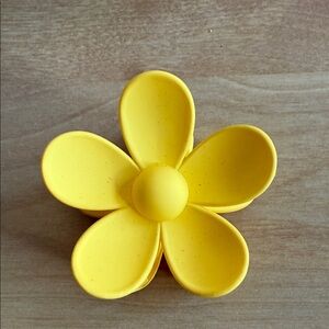 Yellow Flower Hair Clip